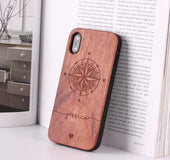 Wooden mobile phone case