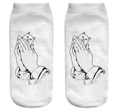 Funny Kawaii Elastic Pink Socks