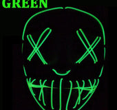 Highlight EL wire Masquerade Party Halloween LED Mask