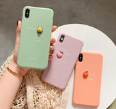 3D Fruit Funny Avocado Back Cover Case For iPhone