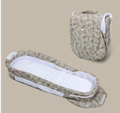 Crib bed diaper table with music portable sleeping basket