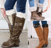 Boots, warm socks