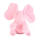 Ears will move to sing elephant plush dolls
