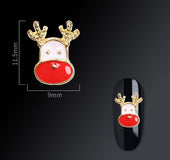 Christmas nail jewelry nail drill