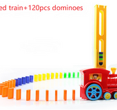 Domino dominoes electric Thomas little train blocks, Puzzle Children Toys