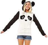 Hippie cute panda fleece