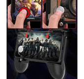 3 in 1 PUBG Game Fire Button AimEat Chicken Artifact MV Handle Auxiliary Game Jedi Survival Stimulate Battlefield King Glory Walking Artifact Set Key Smart Phone Trigger R1 L1 Shooter Gampads PUBG Mobile Gaming Handle Shooter Controller (China)