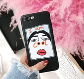 Funny nose transparent soft shell | IPhone