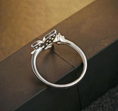 S925 silver jewelry butterfly opening ring