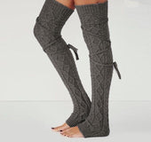 Solid color knee socks