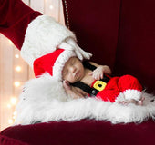 Red wool christmas dress