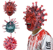 Halloween virus mask headgear