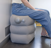 Inflatable foot pad