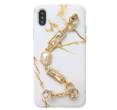 white marble gem chain | IPhone