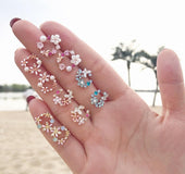 Flower earrings