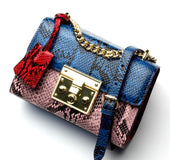 Leather chain bag