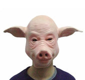 Halloween Dress Up Party Party Annual Meeting Venice COS Show Animal Headgear Bald Pig Mask