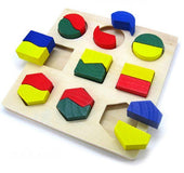 Wooden Geometrical Shape Baby Toy Jigsaw