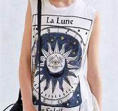 T-shirt round neck sleeveless