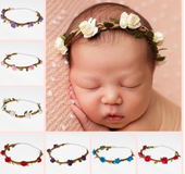 Children's woven rose hair band