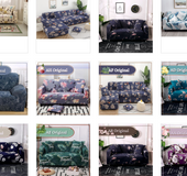 Stretch sofa cover
