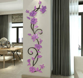 Acrylic 3D Crystal Wall Sticker