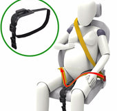 Pregnant women's safety belts