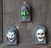Halloween funny vampire doorbell door hanging prop bar bar light sound control ornament toy
