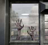 Halloween Ghost Hand Wall Sticker Horror Glass Wall Sticker