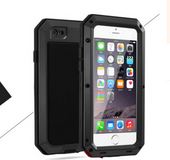 R JUST Luxury Doom Armor Heavy Anti Dirt Shockproof Metal Aluminum s For iphone X 8 7 5S 5 SE 6 6S Plus+Tempered glass | Samsung