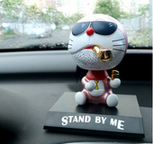 Funny personality blue fat car decoration machinecreative car interior jewelry version jinglehand office