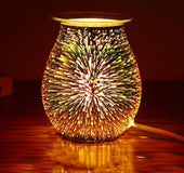 3D glass electric aromatherapy lamp