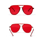 Color lens sunglasses women