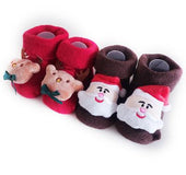 2 Pack Christmas Santa and Christmas Bell Booties