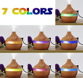 Wood Grain Aromatherapy USB Humidifier
