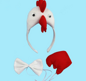 Children's Headband Animal Performance Cards Halloween Headband Dance Party Props Festival Party Chicken Hair Accessories