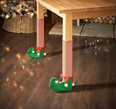 4 pieces as a set Christmas table foot cover