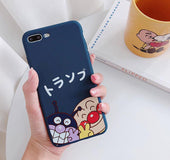 Retro orange silicone phone case