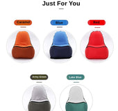 Single inflatable mattress outdoor portable folding chair