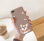 Cartoon corgi dog doll case | Huawei