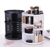 360 degree rotatable makeup rack jewelry storage