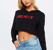 Long sleeve honey printed