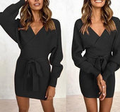 long-sleeved dress
