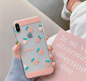 Pink strawberry | IPhone