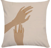 Abstract female pillowcase