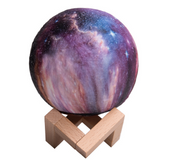 Lampara galaxia diferentes colores