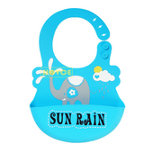 16 styles JJOVCE Children''s and Infants Silica Adjustable Stereo Bib Waterproof Soft Bib Food Bib/Copyright Products