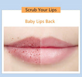 3.5g Shea Butter Lip Scrub Makeup Nourishing Moisturizing Lipbalm