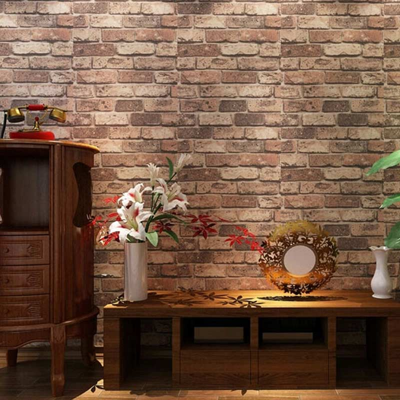Imitation brick patternn wallpaper