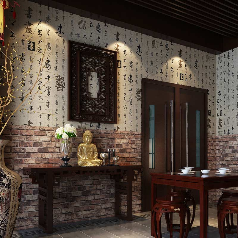 Imitation brick patternn wallpaper